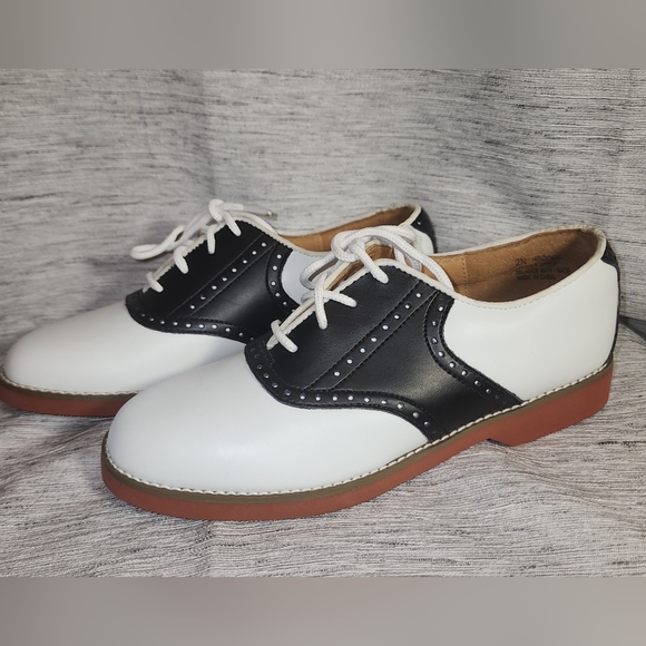 Jumping Jacks Shoes Jumping Jack Cheerleading Saddle Shoe Leather 2